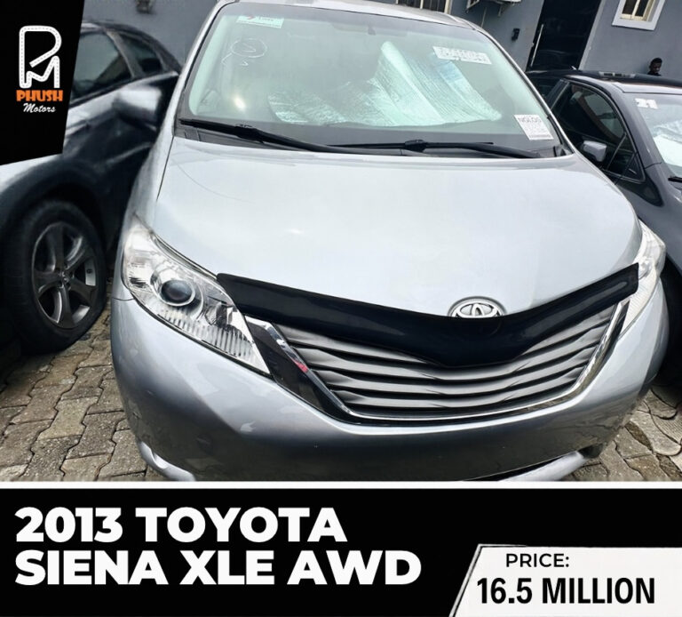 Buy 2013 Toyota Siena XLE Silver from phush Motors In Lagos Image view 1