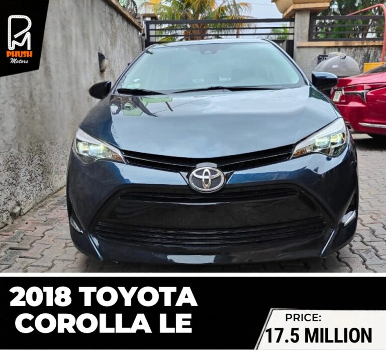 Buy 2018 Toyota Corolla LE Green from Phush Motors in Lagos Image View 1