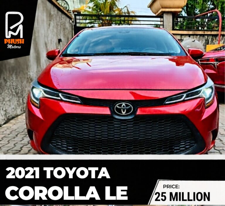 Buy 2021 Toyota Corolla LE from Phush Motors in Lagos Image View 1